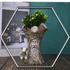 Vases Home Decor Artistical Resin Vase Flowerspot Résumé Face humain Nordic Nordic Creative Decoration Pot de luxe pour fleur séchée