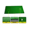 1PC Indoor Put Practy Mat à la maison extérieur portable Green Put Post Training Pamp Exercices Kit de couverture avec trou de tee-shirt