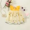 女の子のドレスサマーガールドレス子供ドレス新しい花刺繍ガーゼプリンセススタイル韓国語バージョンの子供ドレスベビードレス