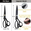 Professional Sewing Scissors Tailor Scissors with Light Aluminum Alloy Handle for Fabric Leather Cutter Craft Shears