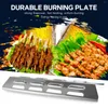 Tigelas 4pcs Placa de calor para forja mestre Perfect Flame Stainless Defuser Gas Grill Grill Part