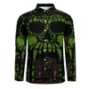 Herren lässige Hemden durch die Kraft des Greyskull Man Masters Universe Hemd Langarm trendy Harajuku Blusen Frühling Grafik Top