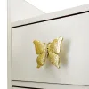 Poignée de tiroir boutons de forme papillon meuble de meuble poignée armoires armoires armoires boucles meubles quincaillerie