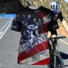 Езда на велосипеде Америка BMX Dirt Bike Bross-Country Bicycle Race 3D Print Высококачественная футболка летняя раунд мужчины. Женские повседневные топ-35