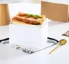Carta sandwich kraft brindisi spessa pacchetti di imballaggio per la colazione confezionamento hamburger grasso remaro a prova di carta regalo