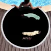New round Beach Towel Microfiber Digital Printing round Mat Tide Brand Personalized Patterns round Bath Towel with Tassel
