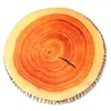 Kudde 3D Creative Simulation Wood Stump Round Chair Seat Soffa Home Decor 40cm