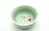 TEA DE TEA DE KUNG FU DE HAVIO Setlongquan Celadon Fish Tea Tea Conjunto