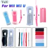 1set Protective Silicone Cover Case Batteris Back Door Shell Hand Strap Kit för Wii Wii U Remote Controller del