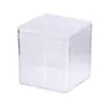 1Pcs Square Jewelry Storage Box Clear Acryl Cube Portable Jewelry Storage Earrings Necklace Ring Jewelry Display