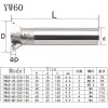 Intlaxel YW45 YW55 YW60 Dovetail Milling Cutter Tool Shank T Grooving Straight Handle YW Degree Intern V Slot Endmill Holder