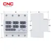 CNC DIN 3位相電圧リレー3P+N電圧メーター電圧モニターリレープロテクター調整電流の過電圧を調整する