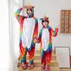 Animali adulti Unicorn Stitch Onesie Pigina Kigurumi Donne uomini Anime Pijamas Abbigliamento per il sonno in flanella per ragazzi Stupido pigiama inverno inverno.