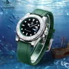 Wristwatches ADDIESDIVE AD2040 Mens 41mm Fashion Diving Quartz 200m Diving Rubber Sile Super Luminous Wrist Reloj Hombre