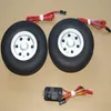 JP Electric Bremsbremsrad Set Controller 45-95 mm mit 2 Rädern und Controller für RC Fixed-Flügel-Flugzeugmodell Landung GEA