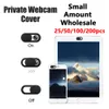 25/50/100/200pcs Small Amount Wholesale Webcam Cover Laptop Camera Cover Slider Phone Lens Sticker For iPhone PC Macbook Tablet