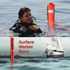 Ytmarkör boj färgglad synlighet säkerhet Uppblåsbar dyk SMB -dykvarning dykare under DSMB dykningssäkerhetsutrustning