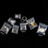 100pcs zagęszcza mini ziplock torebki dla małych biżuterii akcesorium akcesoriów akcesorium akcesoriów