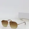 New Fashion Design Square Sunglasses 40025U Temples de corde à cadre métal