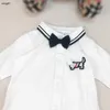 Brand newborn jumpsuits designer toddler bodysuit Size 59-90 CM Handsome bow tie decoration infant Crawling suit 24April