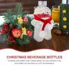 収納ボトル10セット屋外クリスマスドリンクボトルプラスチックジュースペットの空の飲み物