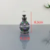 Storage Bottles 15ml Mini Dropper Bottle Refillable Essential Oil Empty Jeweled Vintage Glass Perfume Travel Cosmetic Containers