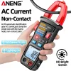 ANENG AT619デジタルクランプメーター音声ブロードキャストマルチメーターAC/DC電流計クランプ電圧テスター電圧計量計ボルトアンプメーター