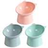 Cat Bowl Tall Dog Bowl Neck Protector Bowls For Dogs Cats Pet Products Feeder levererar vatten Troende Hög förhöjd matarplatta