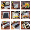 Sushi Roll rideau alimentaire Grade Silicone Wavy Healthy Sushi Outils résolvez les problèmes des rideaux de bambou traditionnels outils de cuisine