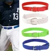 Belts Kids Baseball Belt Youth Elastic Material Adjustable Length Sports Accessory For Boys Girls Alloy Buckle