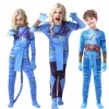 Avatar Costume for Kids Cosplay Jumpsuit Movie Avatar The Way of Water Cosplay BodySuit Christmas Halloween Costume pour garçon fille