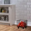 Kitchen Storage Stackable Wire Baskets Fruit Vegetable Basket For Snack Canned Food Pantry Cabinet