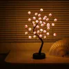 Plum Blossom Bonsai Tree Light - Artificial Fairy Light Spirit Tree med 36 LED -plommonblombelysning, dekor av sovrum, jul