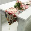 Table Runner Flag Bed Bed Souaces Garden Fleur Couvre serviette en coton Tassel Home El Restaurant Deal