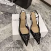 Pulsante opaco SCARPE sottili Valent Sera poco profonda Single rosa Vbuckle punta nuova bocca v Nude High Scarpe sandali AB7A