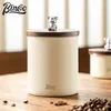 Bouteilles de rangement binco coffee grain scellé pot ménage en acier inoxydable en poudre de poudre