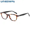 Sunglasses Frames UNIEOWFA Oval Retro Optical Glasses For Frame Men Acetate Prescription Eyeglasses Women Myopia Eyewear