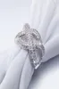 Anello di Infinity Fashion Vecalon 925 Sterling Silver Diamond CZ Impegno per matrimoni a fedi per le Finger Jewelry Mentue5232168