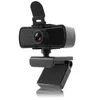 Webcams USB HD 2K Web Kamerası Otomatik Not Yerleşik Mikrofon 2040*1080 30FPS Masaüstü Dizüstü bilgisayarlar için Web Kamera Oyunu PC