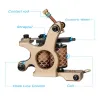 Machine Zinc Alloy Pure Cupper Housing 12 Wrap Coil Tattoo Machine Gun Permanent Coil Tattoo Gun Shader Tattoo Machine