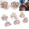 1 PC Butterfly Crystal Hair Clips Pins For Women Girls Vintage Headwear Rhinestone Hairpins Barrette Jewelry Accessories272s