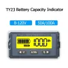 TY23 DC8-120V Batterijtester 50A 100A Coulometer Batterijcapaciteit Testerindicator Voltmeter Spanning Stroomcapaciteitsdetector