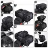 Rhinowalk Motorcycle Back Seat Bag 10L/20L/ 30L Waterproof Motor Side Tail Pannier Bag Luggage Backpack with Rainproof Inner Bag