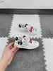 Klassiekers baby sneakers kleurrijke cartoon brief printen kinderschoenen maat 26-35 doosbescherming meisjes casual board schoenen jongens schoenen 24april