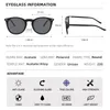 Sunglasses Vintage Round Polarized For Men Women Acetate Frame UV400 Protection Lenses Hand-Crafted Eyewear Transparent Sunglass