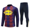 23 24 25 Top Pedri Tracksuit Adulto Menino Treinamento de meninos 2024 2025 Homens e crianças RUSTES ANSU FATI PEDRI LEWANDOWSKI CAMISETAS DE FUTEBOL