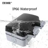 EIOMR IP66 Su geçirmez toz geçirmez kutu 16a Çift Standart Güç Soketi Topraklı AC 110 ~ 250V AB UK US US için açık su geçirmez kutu