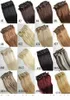 ZZHAIR 16quot32quot 100 Brazilian Remy Human hair Clips in on Human Hair Extension 7pcs set Full Head 70g 80g 100g 120g 140g7554888