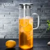 Boccette d'anca in vetro jugg freddo goccia calore resistente al succo di frutta borolicato succo di limonata tè fiore tè tè bevande per la casa bevande domestiche
