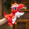 Animal entier mignon Tyrannosaurus Rex Hand Puppet Plux Toy Kindergarten Story Interactive Accesstes Poll-Child Glant Glove Doll